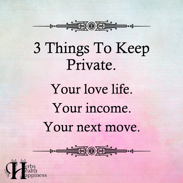 3-Things-To-Keep-Private