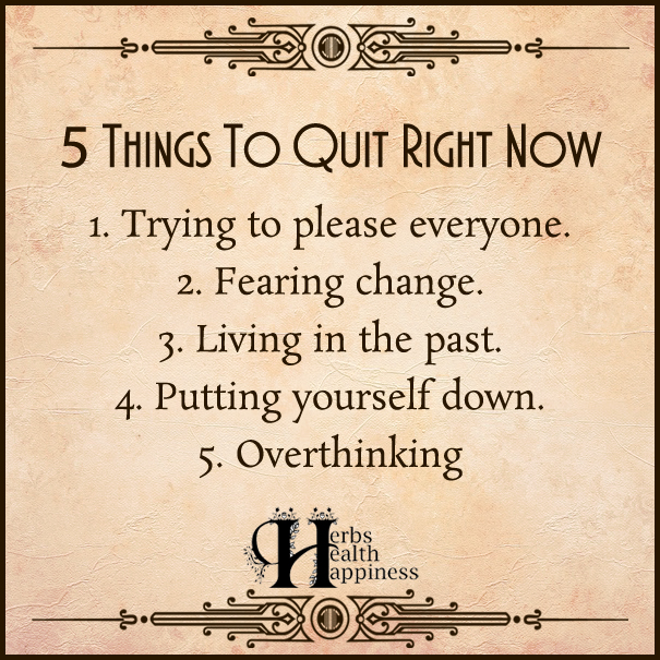 5-Things-To-Quit-Right-Now