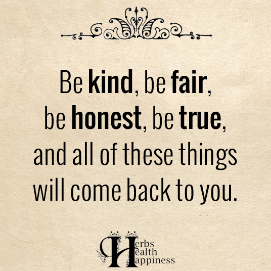 Be Kind Be Fair