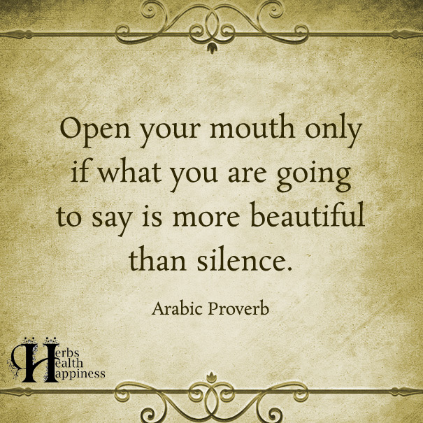 Open-Your-Mouth-Only-If