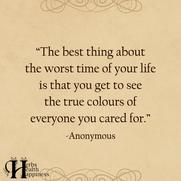 The Best Thing About The Worst Time