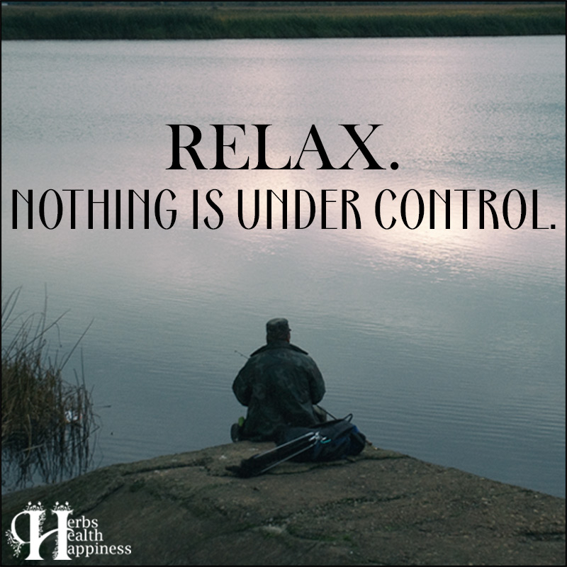 Relax Nothing Is Under Control