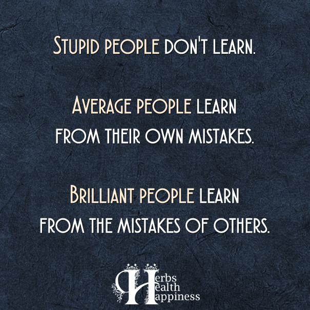 Stupid People Don't Learn