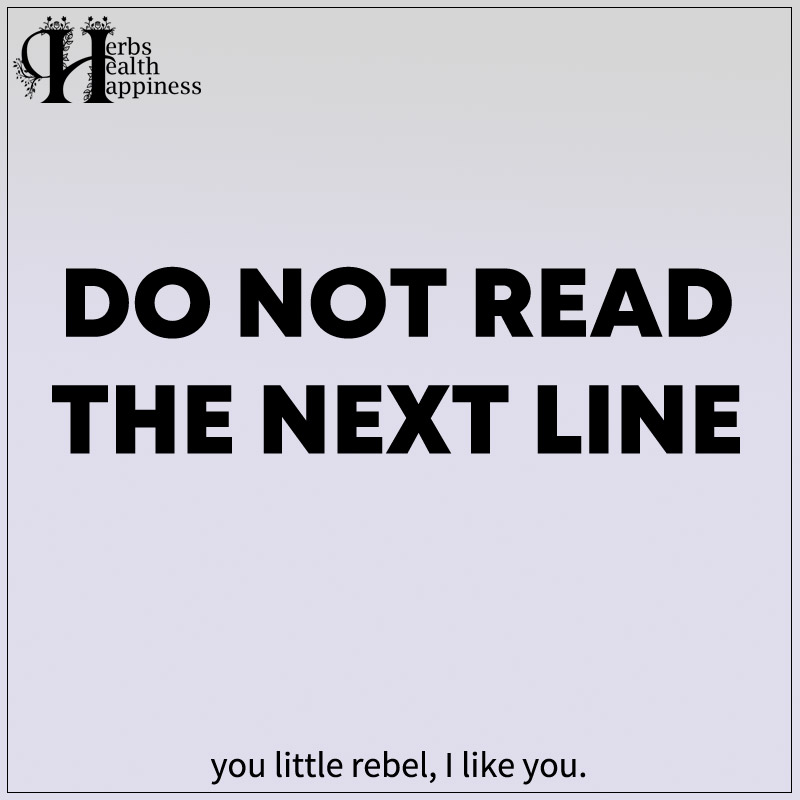 Do Not Read The Next Line
