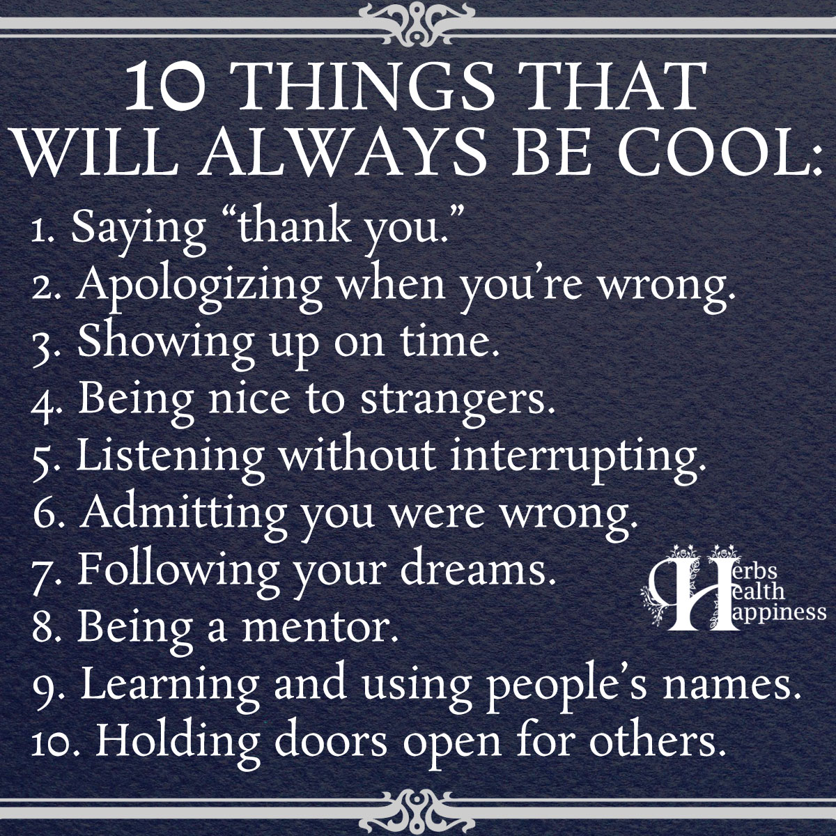 10 Things That Will Always Be Cool
