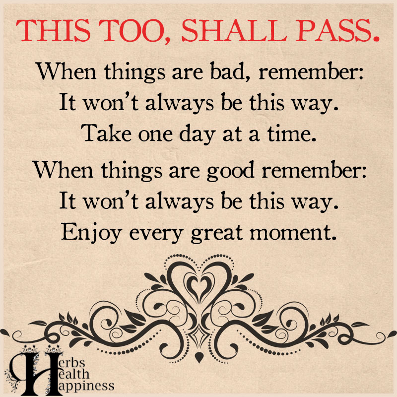 ø Eminently Quotable – Inspiring And Motivational Quotes øThis Too Shall  Pass