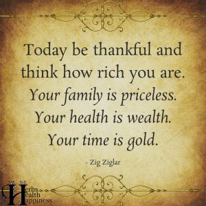 Today Be Thankful And Think How Rich You Are - ø Eminently Quotable ...